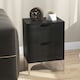 image 8 of HOMCOM Bedside Tables Set of 2 with 2 Drawers for Bedroom, Living Room, Black
