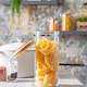 image 5 of Argon Tableware Glass Storage Jar with Wooden Clip Lid - 1.4 Litre