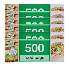 TidyZ Multipurpose Food Bags 500 Assorted Pack