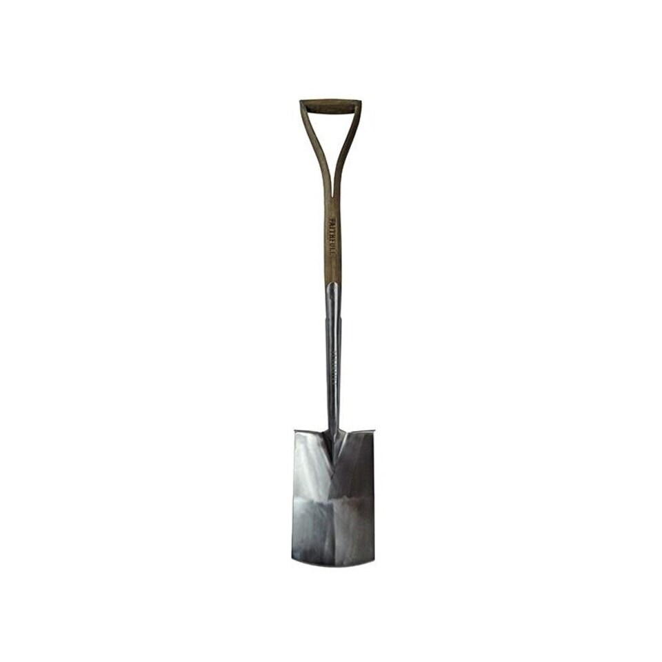 Faithfull Prestige Stainless Steel Digging Spade Ash Handle - Multi Colour - One Size