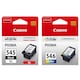 image 1 of Canon PG545XL Black & CL546 Colour Genuine Ink Cartridge
