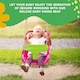 image 6 of The Magic Toy Shop Pink Toddler Swing Chair Adjustable Kids Outdoor Playground Swing Seat