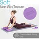 image 3 of Foam Yoga Bricks & Strap - Purple