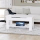 image 4 of Vida Designs Lift Up Coffee Table With Storage Compartment & Shelf, White