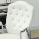 image 8 of Vinsetto Home Office Chair with Adjustable Height Tilt Function Cream White | Cream | White | One Size