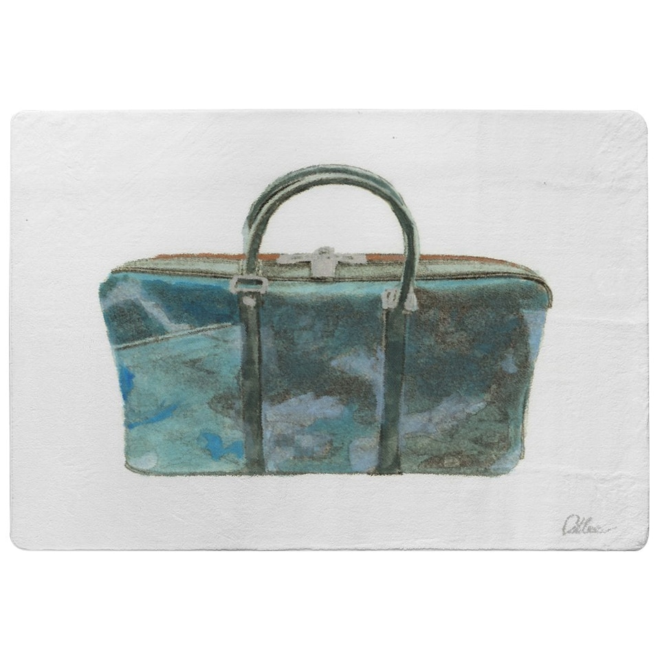 image 1 of Green Handbag (Rug) Green | Small: 60x110cm