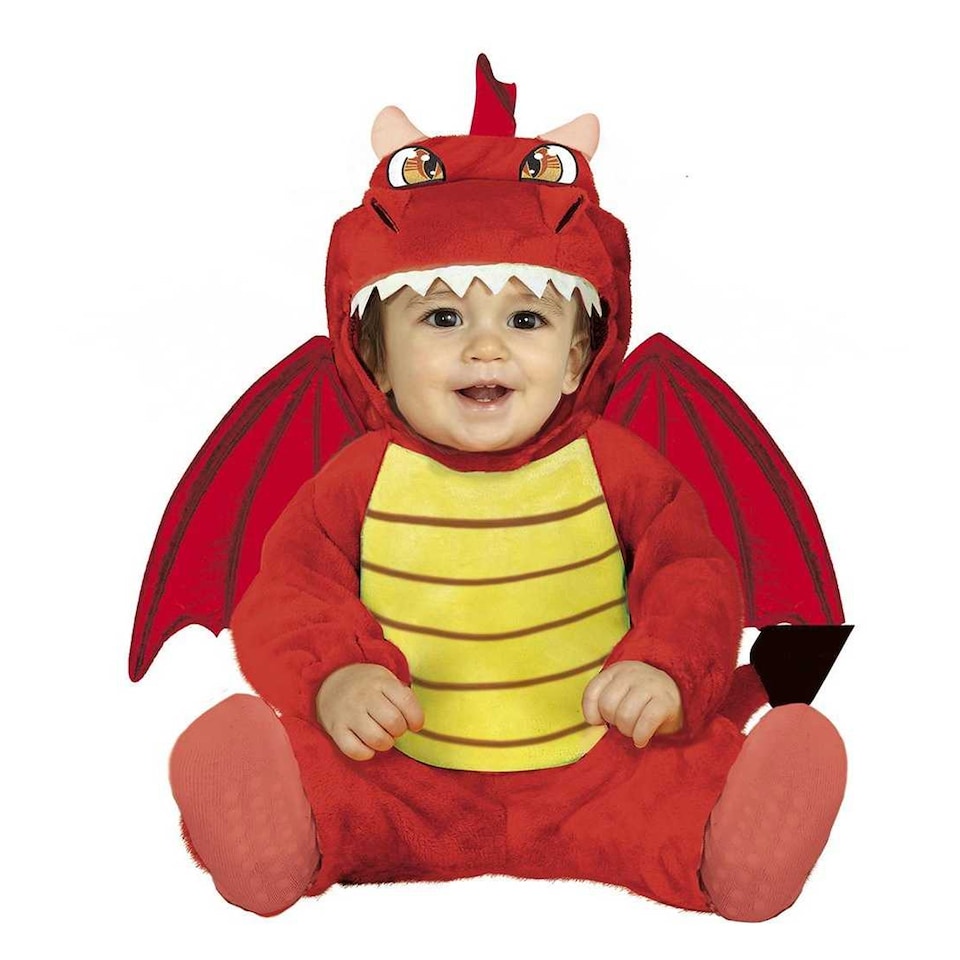 image 1 of Fiestas Guirca Baby Dragon Costume Set | Red | Red | 18-24 mths | 1