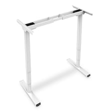 DIGITUS HEIGHT ADJUSTABLE TABLE FRAME - 3 LEVELS - WHITE