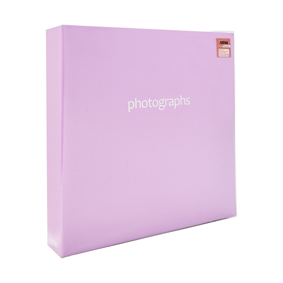 image 1 of ARPAN Extra-Large 3-Ring Binder Self Adhesive Photo Album – 20 Sheets / 40 Sides – Sticky Page Scrapbook Memory Album for Photos, Keepsakes & Special Occasions