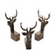 image 1 of Stag Plant Pot Feet - Set of 3 - L4.5 x W5.5 x H7.5 cm Brown