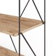 image 3 of Leyo 6 Tier Storage Rack Wotan Oak