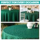 image 9 of Round Damask Table Cloth, Circular Linen Table Cover - 90 Inch