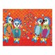 image 1 of Maxwell & Williams Tea Towel Red Fan Club Cotton Red