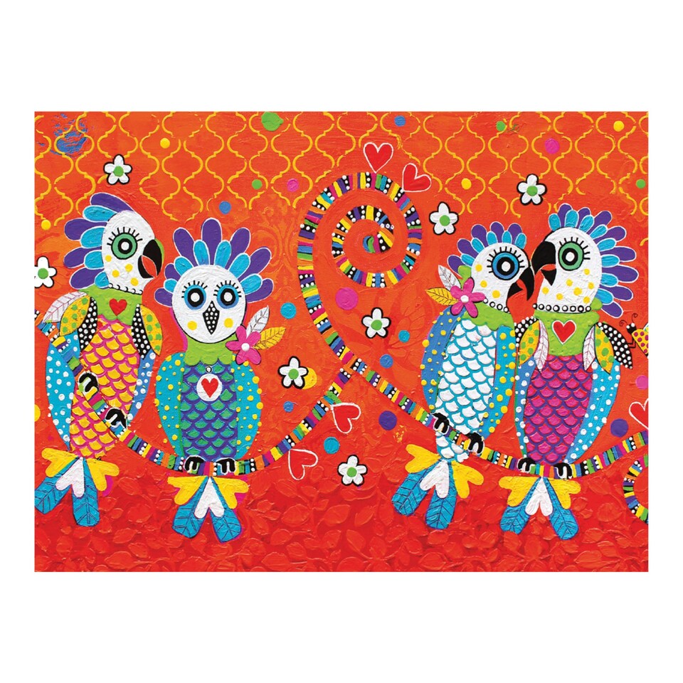 image 1 of Maxwell & Williams Tea Towel Red Fan Club Cotton Red