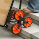 image 8 of DURHAND Stair Climbing Hand Truck, Heavy Duty Foldable Trolley on Wheels, Multi-Purpose Sack, Steel Truck Moving Trolley, 120kg, Orange