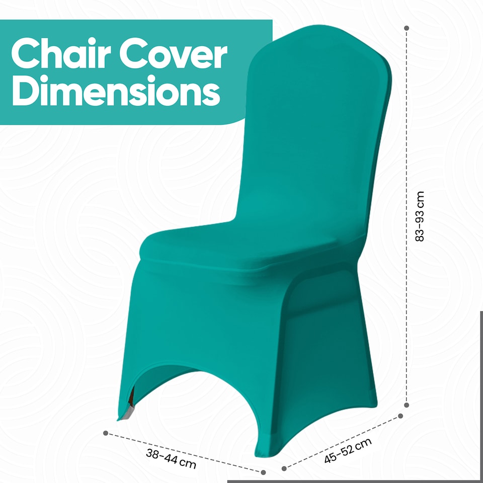 image 1 of Chair Cover Spandex Polyester Stretch Fabric Dining Slipcovers