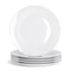 image 1 of Argon Tableware Classic White Dinner Plates - 27cm - Pack of 12 | White | White