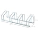 image 5 of HOMCOM Bike Parking Rack Bicycle Locking Storage Stand for 4 Cycling Silver