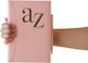 image 1 of A5 Pink Address Book With Pen