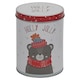 image 4 of 3pc Christmas Themed Storage 1L Tins Set Biscuits Coffee Sugar Tea Condiments | Multi | Animals | 3