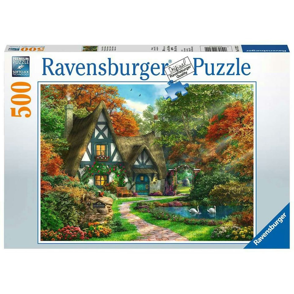 Ravensburger Cottage Hideaway 500 Piece Jigsaw Puzzle