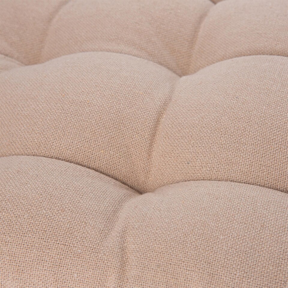 image 1 of Harbour Housewares Square Garden Chair Seat Cushion - Natural | Grey | Natural