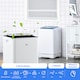 image 4 of HOMCOM 16LDay 3500mL Portable Quiet Dehumidifier with Air Purifier Filter, 24H Timer, 5 Modes, Electric Moisture Air Dehumidifier for Home Laundry Basement, White