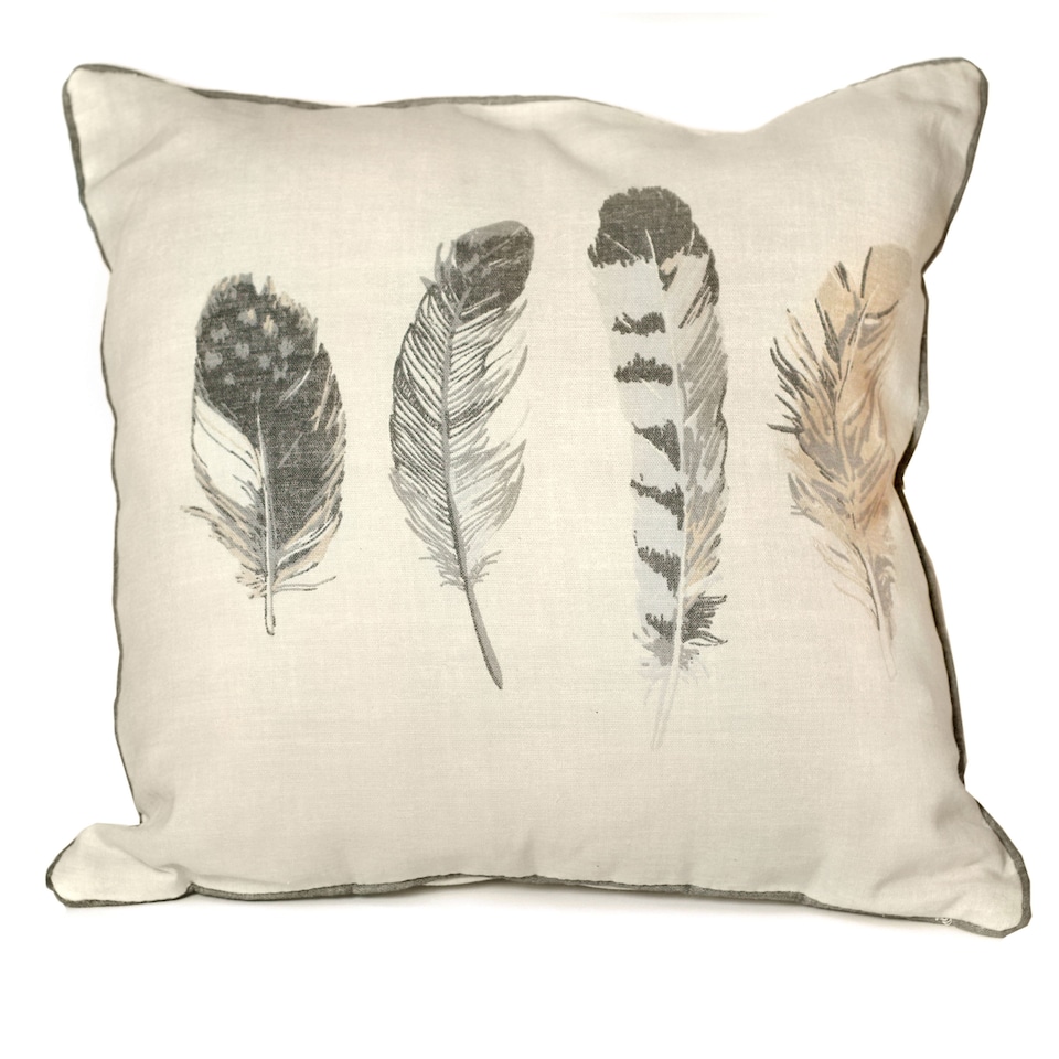 image 1 of Fusion Idaho Filled Cushion Charcoal