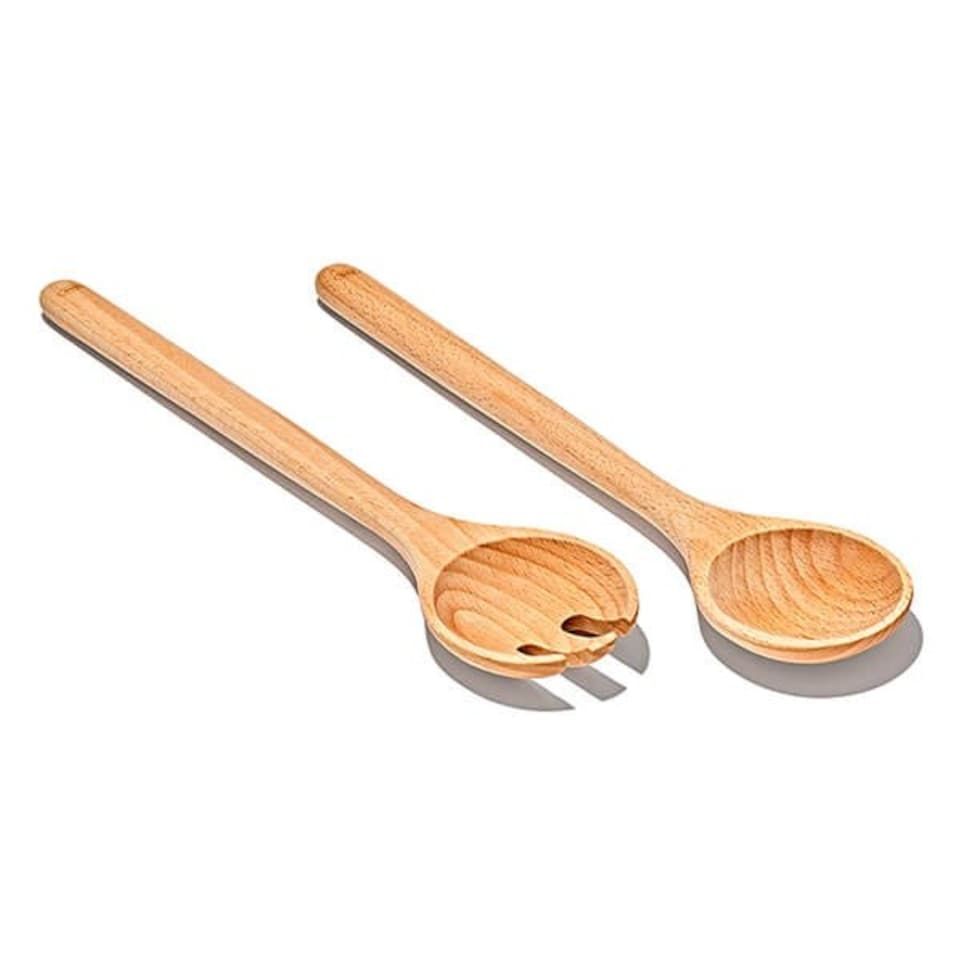 image 1 of OXO Good Grips Beechwood 2-Piece Salad Servers Set