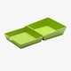 image 1 of Zeal Melamine Fakwaway Buger Box, Divided Serving Tray / Dish, Lime