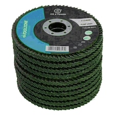 120 Grit Flap Discs Fine Grade Aluminium Oxide Sanding Removal Type 29 10pk