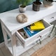 image 5 of Karlstad Console Hallway Table with 2 Drawers in White