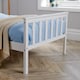 image 6 of Single Bed White Wooden 3ft Childrens Bed Headboard High End Slatted Base