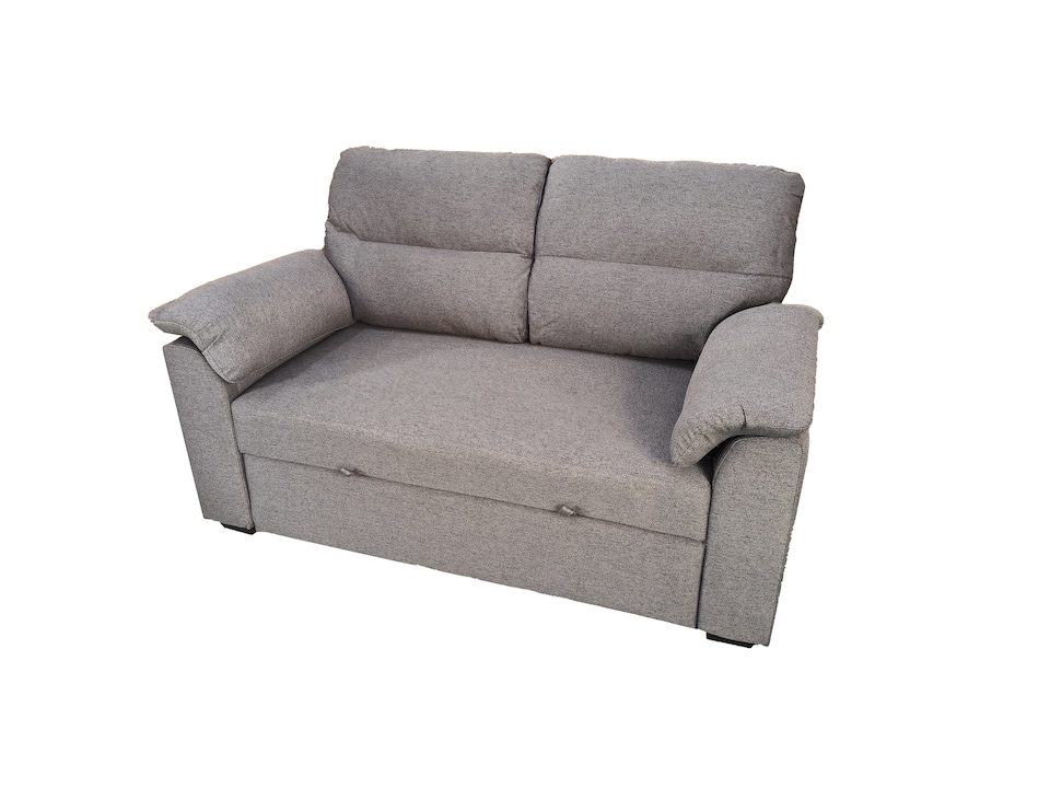 image 1 of Vico 2 Seater Sofa Bed in Grey, Silver or Beige | Grey | One Size