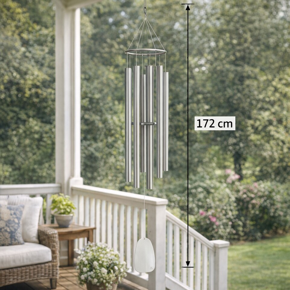 image 1 of Woodstock Windsinger Chimes of Apollo - Silver