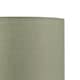 image 5 of Set of 2 Sage Green Textured Cotton 17cm Table Lamp Shades Green