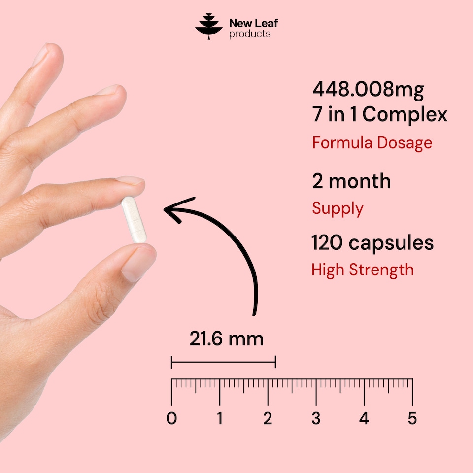 image 1 of Blood Pressure Support - Heart Health 7in1 Complex 120 Vegan Capsules
