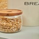 image 4 of Interiors By Premier Durable Multipurpose 860ml Storage Jar, Stylish Glass Jar With Lid For Counter, Airtight Storage Jars
