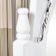 image 8 of 5 Drawer White Dressing Table With Round Mirror And Stool White