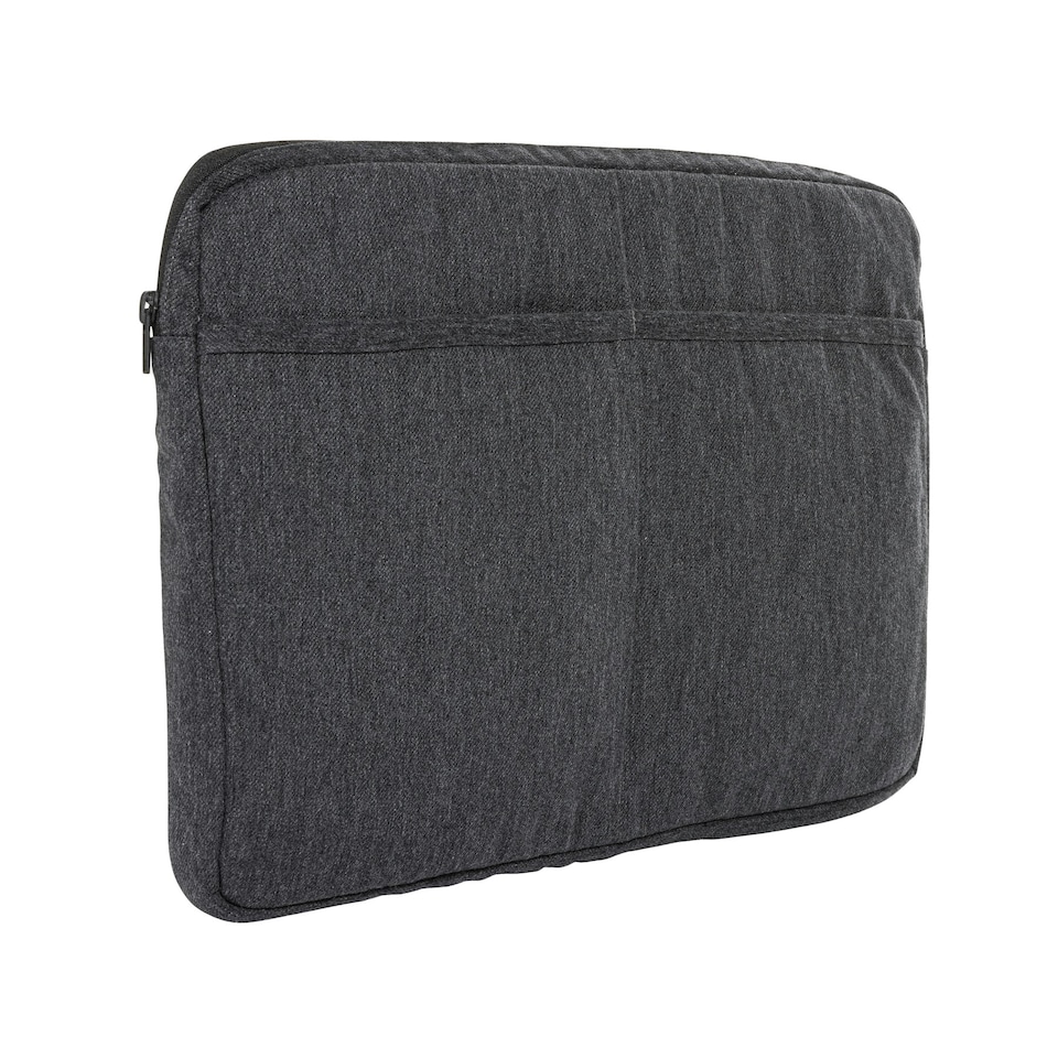 image 1 of XD Collection Laluka Recycled Cotton Aware Laptop Sleeve - Anthracite - One Size | Grey