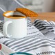 image 5 of Argon Tableware White Enamel Espresso Cups - 130ml - 4 Colours | Multi | 4 Colours