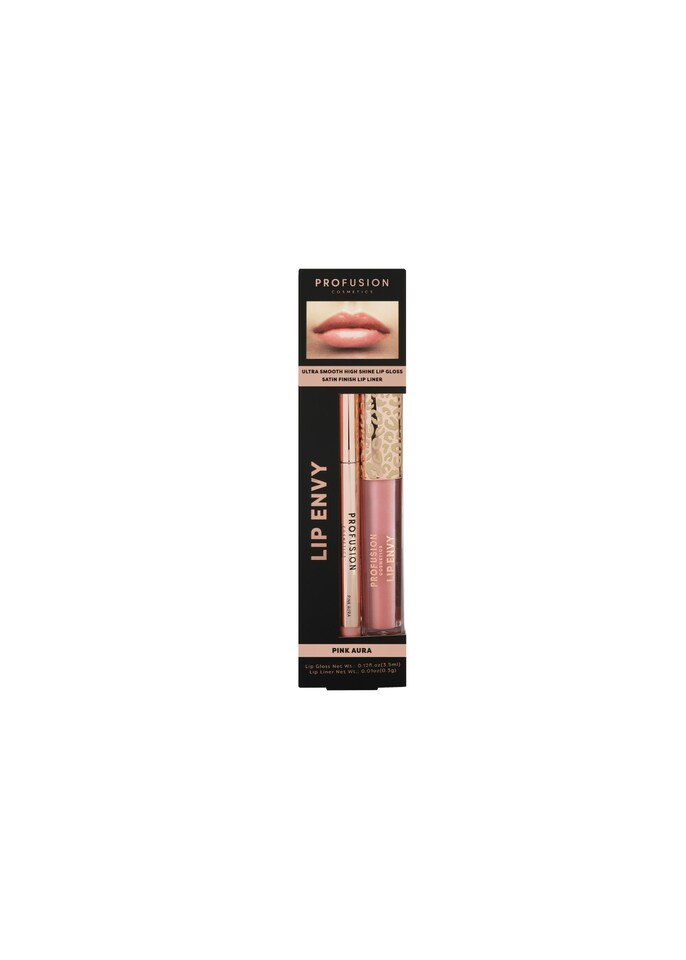 image 1 of Lip Envy Gloss and Lip Liner Duo Pink Aura | Pink