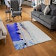 image 2 of LONDON EYE View blue (Rug) Blue | Medium: 80x150cm