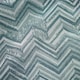image 3 of Portfolio Home Antibes Chevron Waves Soft Easy Care Bed Linen Bedding Duvet Cover Set Blue | King