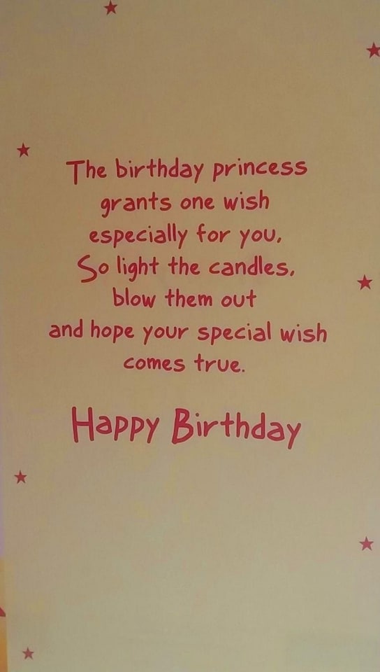 image 1 of To A Special Cousin Girl Princess Birthday Greeting Card