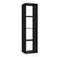 image 1 of Mauro 3 Shelves Storage Unit in Matt Black