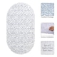 image 2 of Showerdrape Hyrdro Anti Slip Clear PVC Bath Mat 68cm x 38cm | Clear | Clear | 1