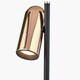 image 7 of Black and Rose Gold Metal LED Floor Lamp Black | Rose gold