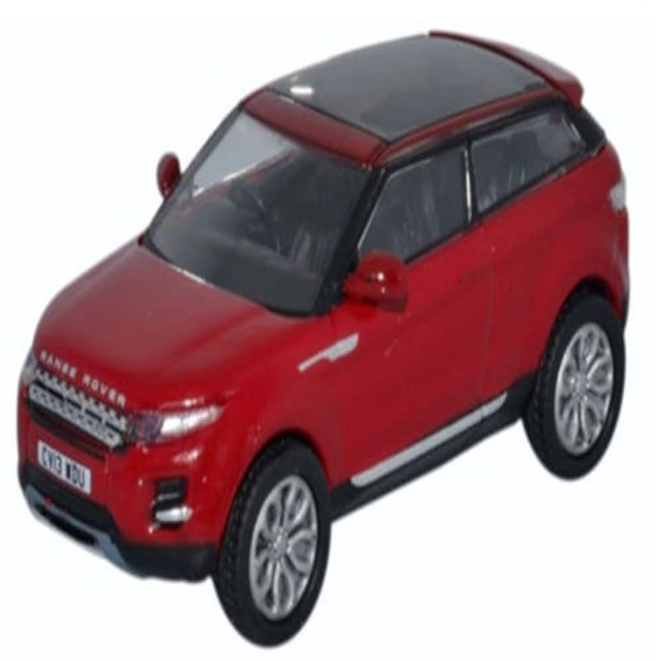 Oxford Diecast Range Rover Evoque Firenze Red
