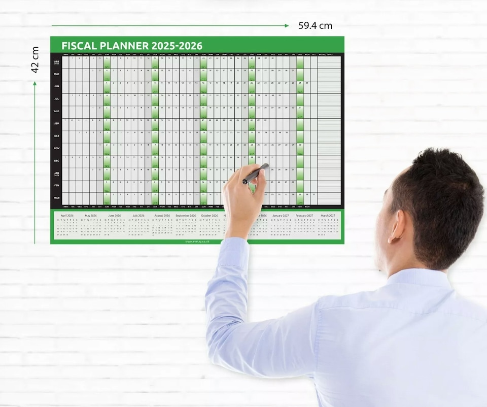 image 1 of 2025-2026 A2 Fiscal Wall Planner